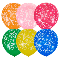Шар с рисунком Звезды