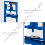 ЗУБР ПГД-20, 20 т, гидравлический пресс с домкратом и возвратными пружинами, Профессионал (43070-20)