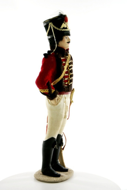 Кукла коллекционная гусар Денис Давыдов, 19 век, Россия