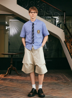 Рубашка HARSHandCRUEL "HACR Academy" Short Sleeve Shirt