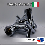 Кран для ПС ПРЯМОЙ  1/2г х 1"г КРЕСТ ViEiR