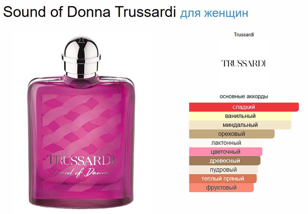 Trussardi Sound Of Donna 100ml (duty free парфюмерия)