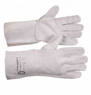 Краги спилковые пятипалые 