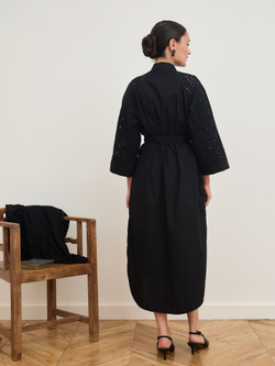 Платье кимоно ажурное