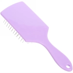 Расческа массажная «Valeria», прямоугольная, цвет фиолетовый, 24*8 22,5*7см (блистер Ultramarine)