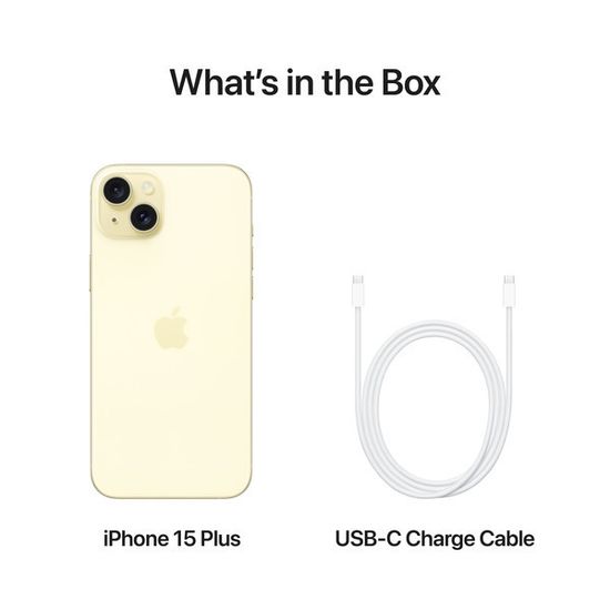 Apple iPhone 15 Plus 512 ГБ Yellow (Желтый)