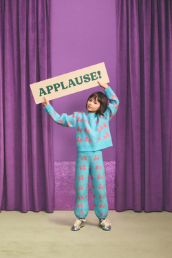 ZARA Х DISNEY КАРДИГАН INTARSIA С БАНТАМИ, ВОДЯНИСТО-ГОЛУБОЙ