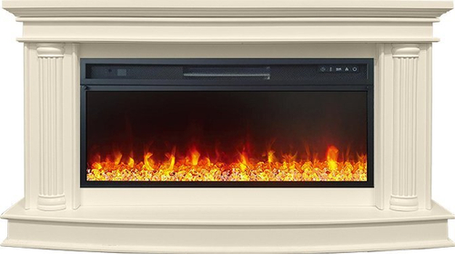 Каминокомплект Rome  - Слоновая кость с очагом Vision 42 LED