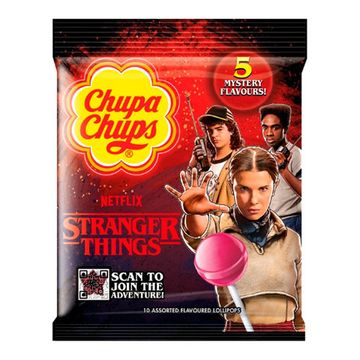 Леденцы Чупа-чупс/ Chupa Chups Очень странные дела 5 вкусов, 120гр (Германия)