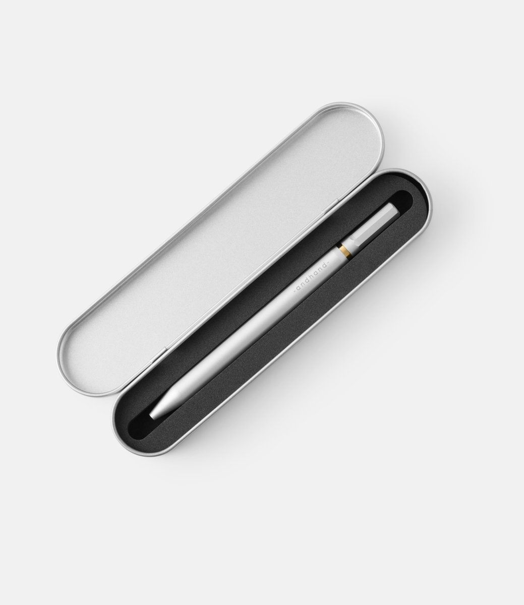 Andhand Method Pen Silver — алюминиевая ручка с поворотным механизмом