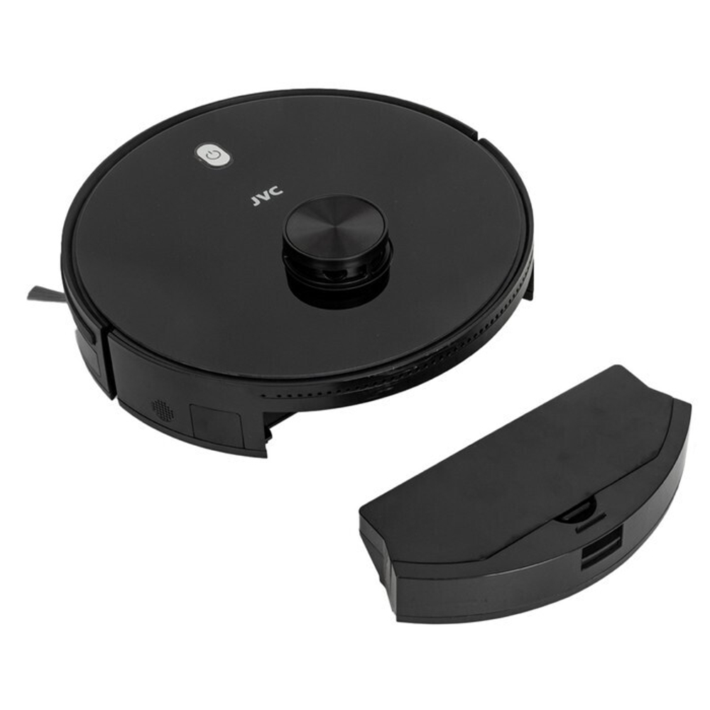 Робот-пылесос JVC JH-VR520, 24 Вт, сухая и влажная уборка, 0.6/0.4 л,