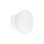 Светильник накладной MUNICH под лампу G9,  опаловое стекло,  белое основание,  D140xH115мм,  IP54