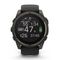 Garmin Fenix 8 Solar Sapphire 51 мм – Титановый DLC, черно-серый ремешок