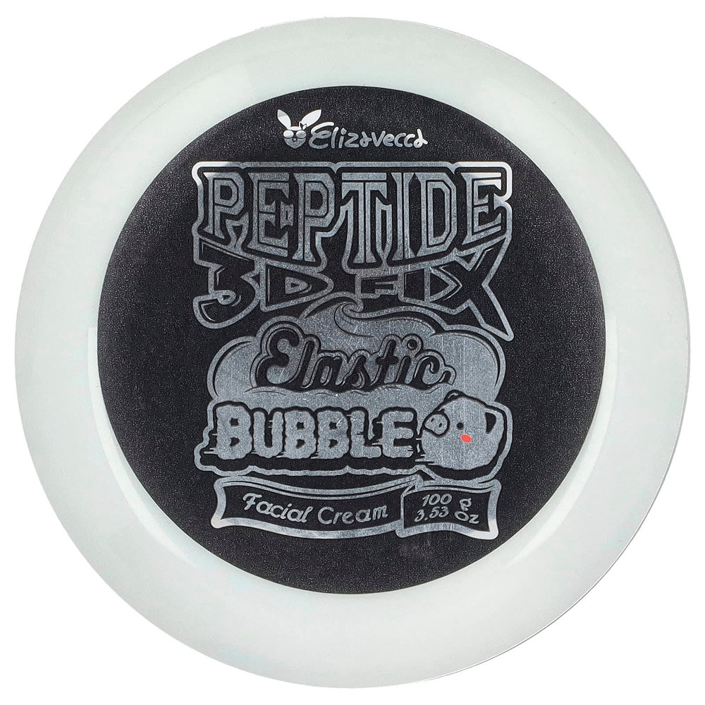 Elizavecca, Пептидный корректирующий эластичный пузырьковый 3D-крем для лица, 3,53 унции (100 г)