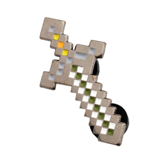 Значок металлический Майнкрафт Железный меч, р-р 2х4см