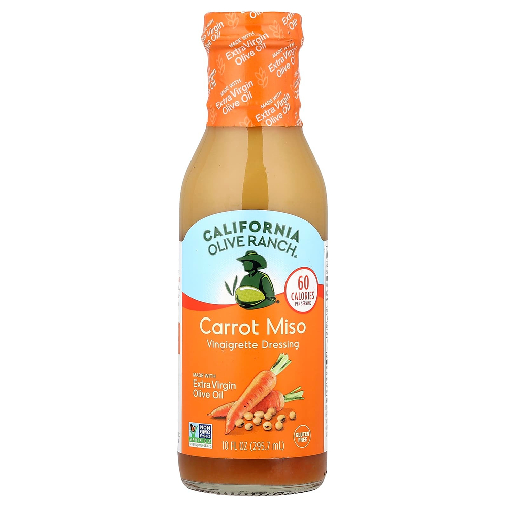 California Olive Ranch, Мисо с морковной заправкой для заправки с винегретом, 236 мл (8 жидк. Унций)