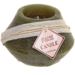 Свеча «Honey story» 7*9см цвет зеленый F-3004