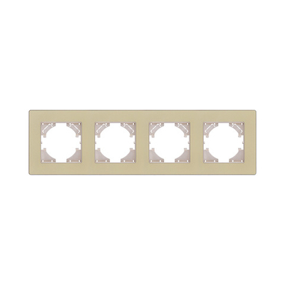 Рамка 4-постовая, золотой Kollinger Eleganz Acryl EA4GD