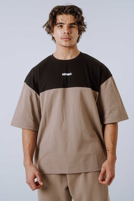 Футболка Oversized Tee POWER 898 LIGHT BROWN ASH