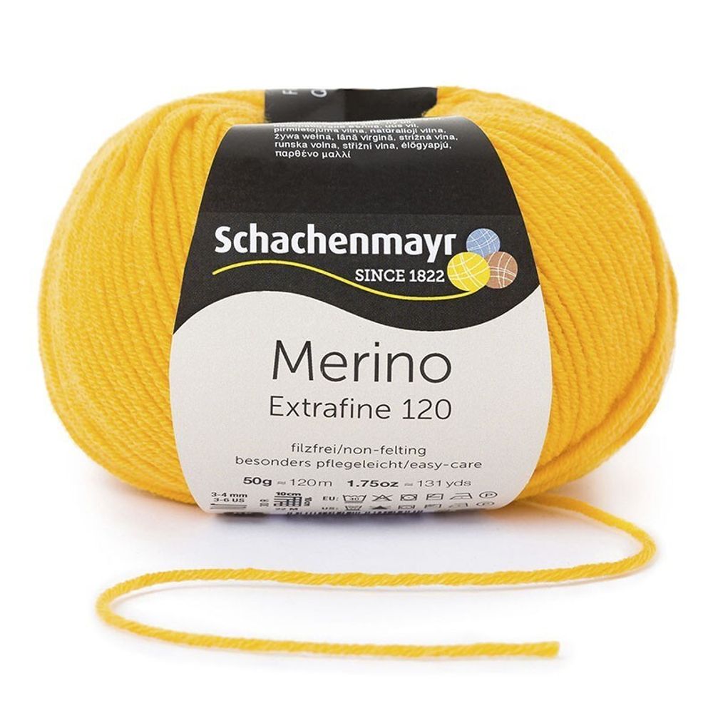 Пряжа Schachenmayr Merino Extrafine 120 (00121)