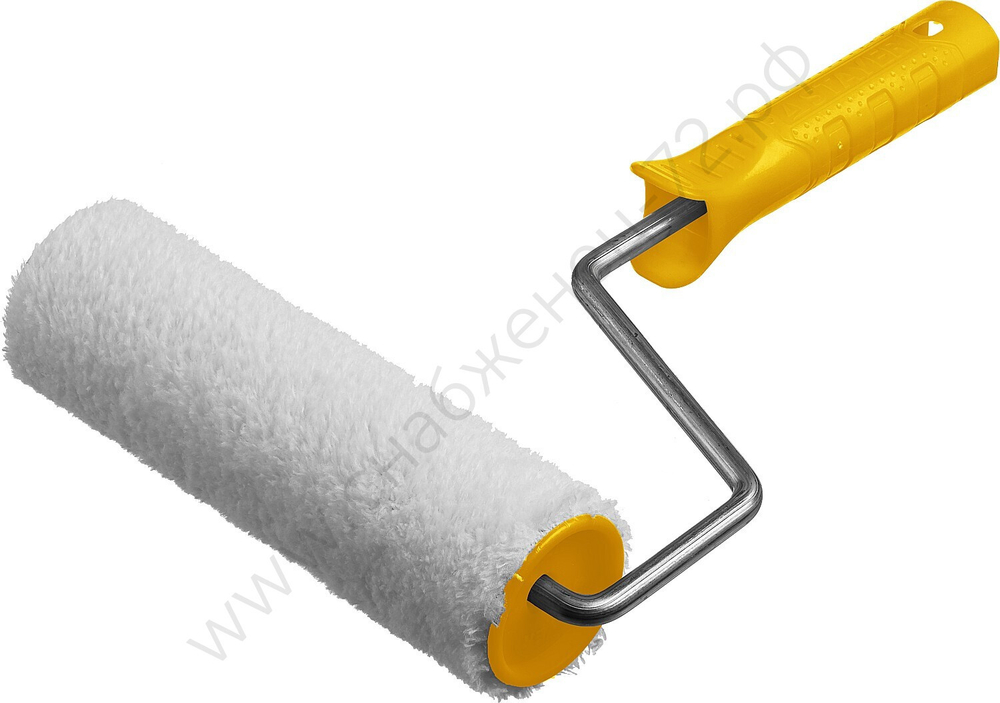 STAYER VELUR 48 мм, 180 мм, 50% акрил, 50% шерсть, Малярный валик с ручкой, PROFESSIONAL (0332-18)