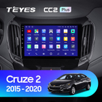 Teyes CC2 Plus 9" для Chevrolet Cruze 2015-2020