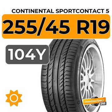 Continental SportContact 5 255/45 R19 104Y XL