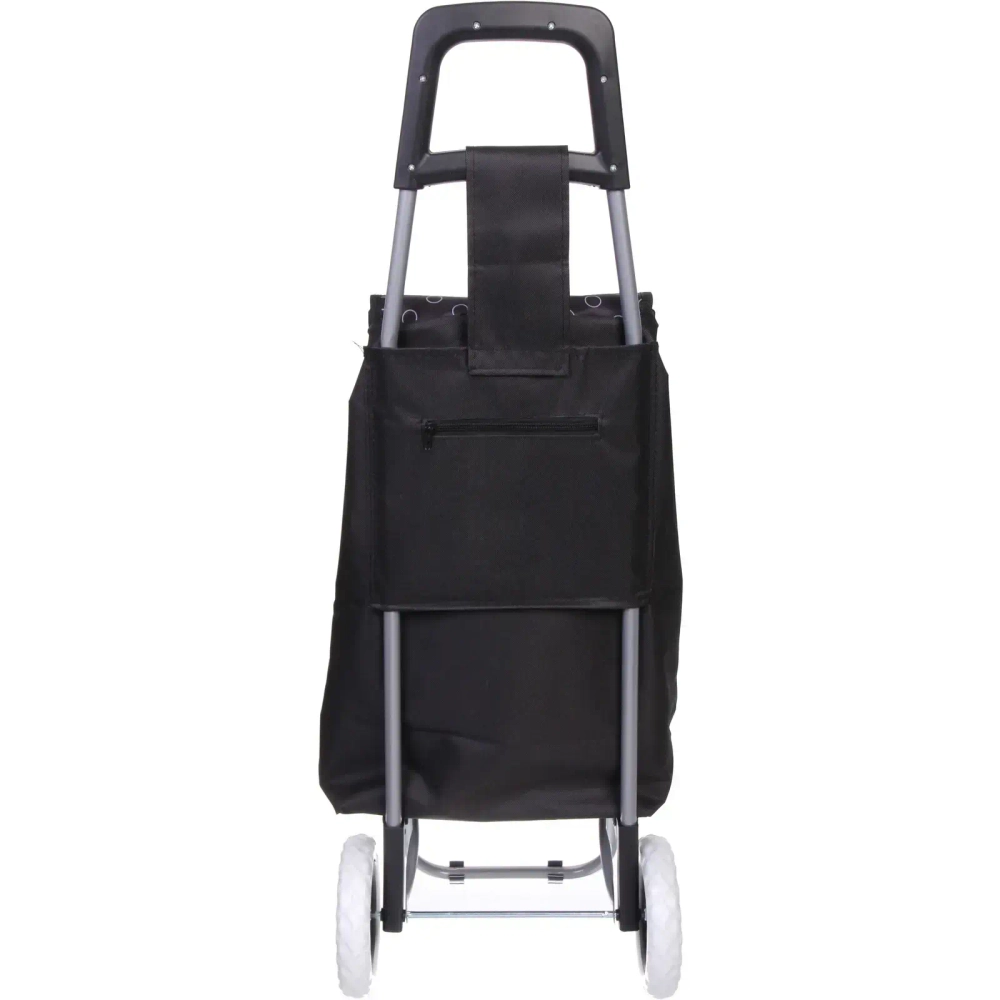 Тележка хозяйственная с сумкой (92*33*27см, колеса 16см,грузоподъемность до 30 кг.) черная DC308AG