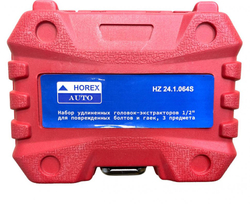 Набор удлиненных головок-экстракторов 1/2" для поврежденных болтов и гаек 3 пр. Horex HZ 24.1.064s