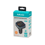 Авто FM трансмиттер MIVO MF-02 Bluetooth/USB3.0/Led