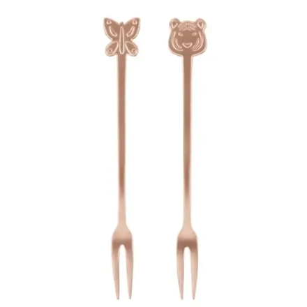 Sambonet Набор из 2 старинных медных вилок Party Fashion