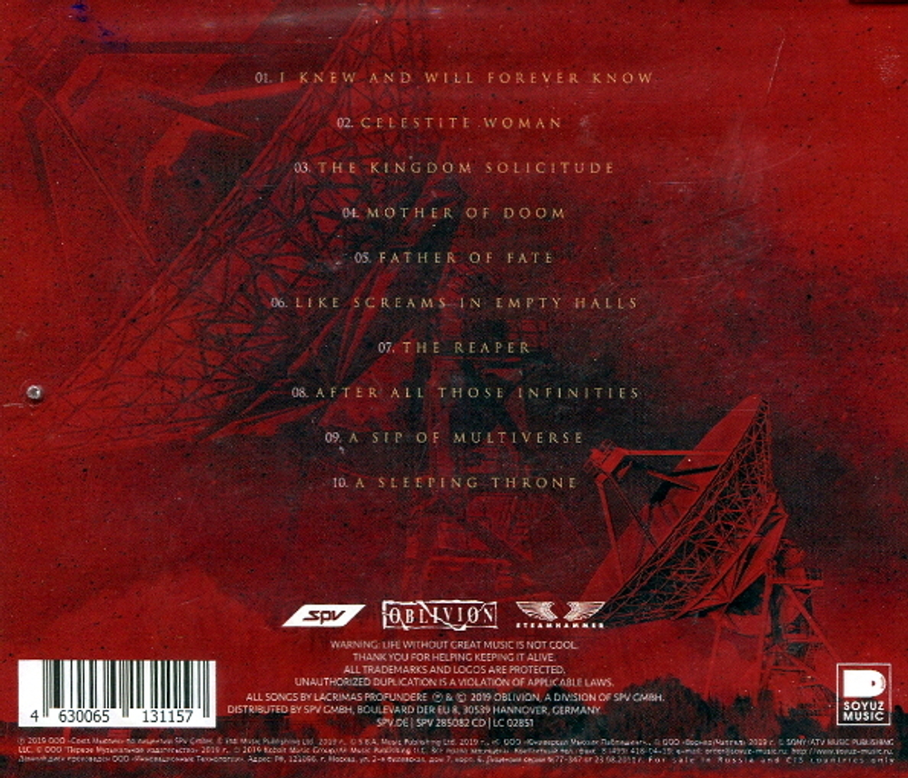Lacrimas Profundere / Bleeding The Stars (RU)(CD)
