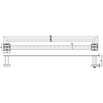 Держатель для полотенец Villeroy&Boch Elements-Striking TVA15200200061 Хром