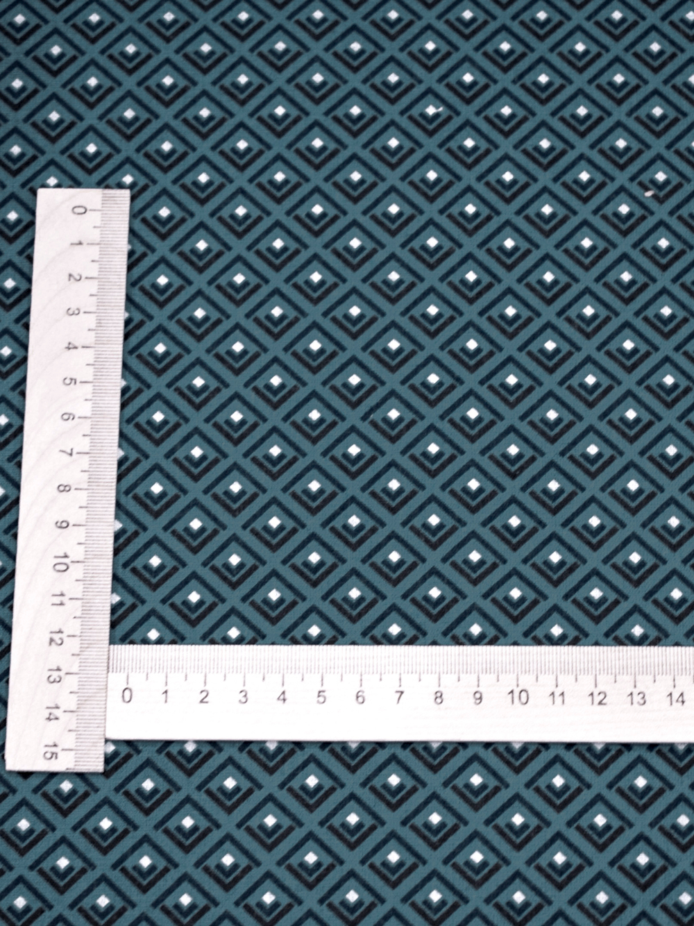 Ткань бязь плательная, рис. "Уголки", ширина 150 см, арт. 802