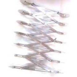 Нож роликовый для теста двухсторонний, раздвижной, 14 лезвий, 70 см, нержавейка, P.L. Pr