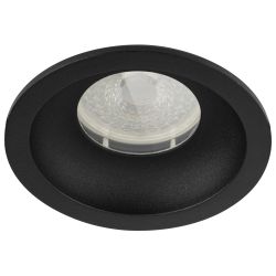 Светильник встраиваемый влагозащищенный ЭРА WR4 SBK под лампу MR16 GU5.3 IP44 черный матовый | Влагозащищенные встраиваемые светильники
