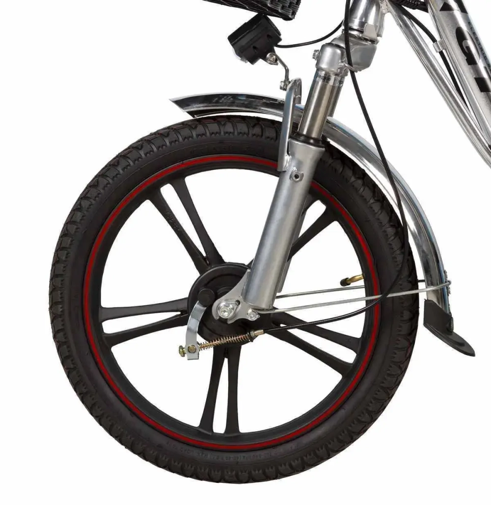 Электровелосипед GT V6 с корзиной