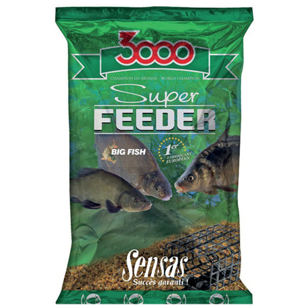 Прикормка Sensas 3000 Super FEEDER LAKE 1кг
