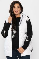 Жилет утепленный Дана Мур (белый) Б14308-18М LT Collection