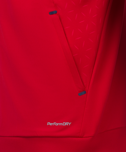 Джемпер тренировочный на молнии JÖGEL NATIONAL PerFormDRY Training FZ Jacket, красный
