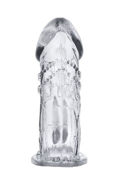 Прозрачная насадка на пенис Uco - 13 см. (Цвет: прозрачный)