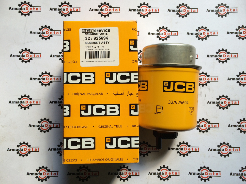 Фильтр топливный грубой очистки DIESELMAX оригинал | 320/A7124, 32/925694, 32/925915 | JCB 3CX 4CX