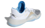 Adidas D.O.N. Issue #1 "5 Generals" Five Tigers Zhao Yun fashion all-match shock absorption and wear-resistant low-top Bounce basketball shoes men's silver white