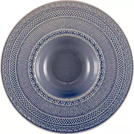 Тарелка для пасты «Скалистос» керамика 200мл D=23,H=4см голуб