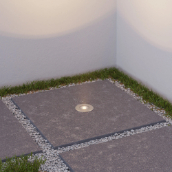 Светильник ART-GROUND-SLIM-R150-12W Warm3000 (SL, 35 deg, 24V) (Arlight, IP67 Металл, 3 года) 038166