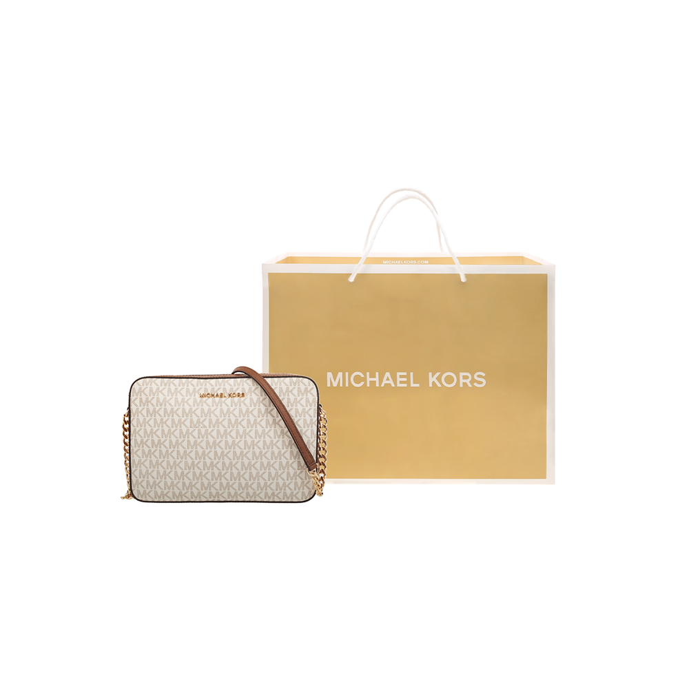 Сумка MICHAEL KORS MK Jet Set Logo, 35F8GTTC3B-VANILLA-ACRN