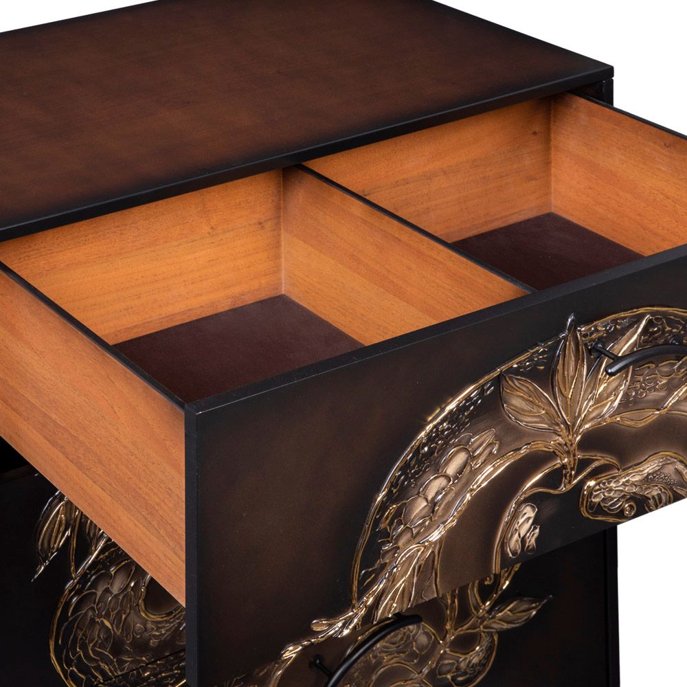 Комод Яблоко Евы с 3 ящиками Каштан