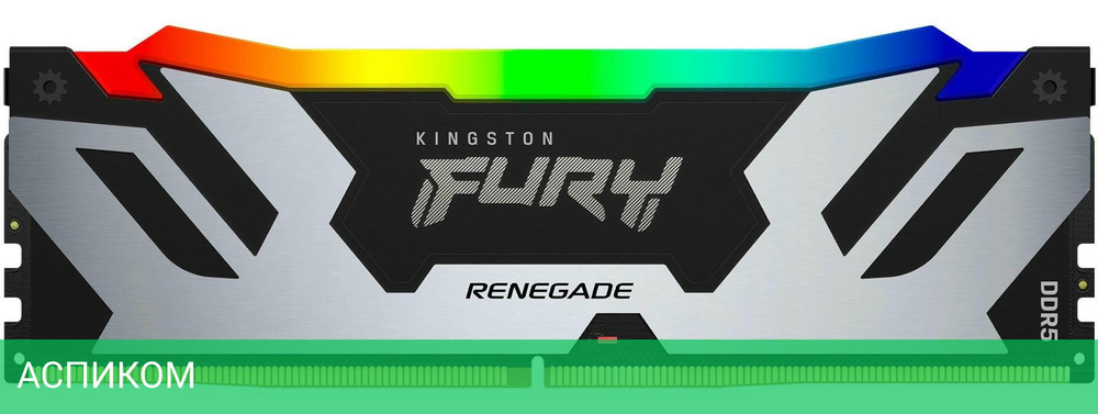 Оперативная память Kingston Fury Renegade 24GB DDR5 Silver/Black RGB XMP (KF572C38RSA-24)