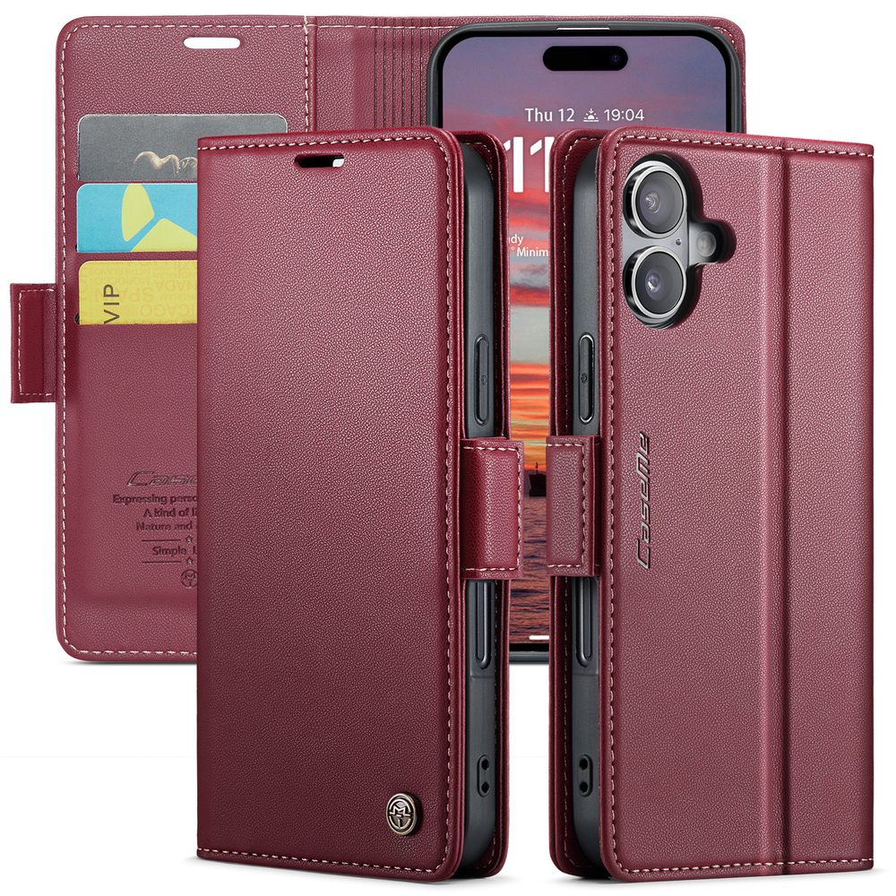 Чехол-книжка CaseMe Smooth iPhone 17