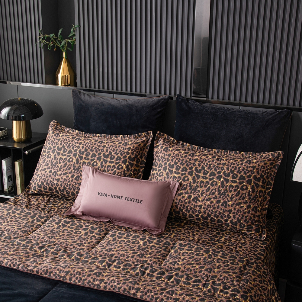 Комплект постельного белья на резинке Сатин Velouria Luxe с Одеялом VLR004